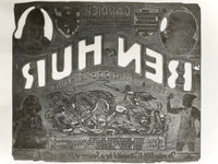 Original 1925 Engraved Lobby Card Plate for "Ben-Hur" -CoA- $100K APR!+ APR 57