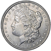 Morgan Silver Dollar Coin (1878-1904, BU) APR 57