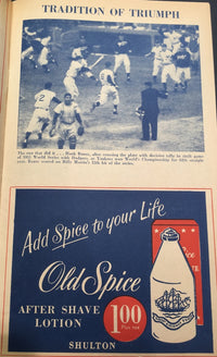 Original 1954 New York Yankee vs. Baltimore Orioles Official Program and Score Card - $600 VALUE APR 57