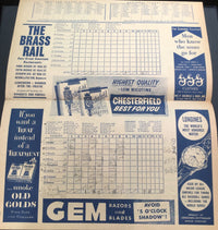 Original 1954 New York Yankee vs. Baltimore Orioles Official Program and Score Card - $600 VALUE APR 57