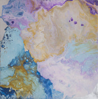 ALEXANDRA BENDIT "Poseidon" Acrylic on Canvas, 2020 - $1K Appraisal Value! APR57
