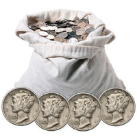 90% Silver Mercury Dimes ($100 FV, Circulated) APR 57