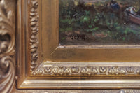 J. C. Thom, Signed Landscape Oil on Canvas, Gilt Frame, 19th Century - $30K APR Value w/ CoA! + APR 57