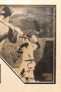 NOLAN RYAN Signed 1st No-Hitter Newspaper Photograph, C.1973 - $2K VALUE APR 57