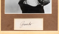 GROUCHO MARX Autograph w/Gelatin Silver Print Potrait. 1953 -w/CoA- $2K Appraisal Value! + APR 57
