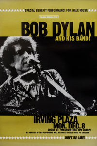 BOB DYLAN & His Band Original 1997 Irving Plaza NYC Concert Poster - $1K APR w/ CoA! APR 57