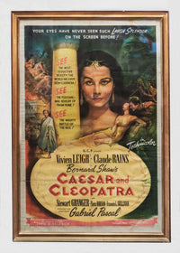 "Caesar and Cleopatra" Original Vintage 1945 Movie Poster -w/CoA- $10K APR!+ APR 57
