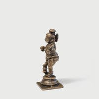 Antique Late 19th Century Bronze Figure of Krishna Dancing With a Butter Ball (1850 AD-1900 AD) - $10K APR Value w/ CoA! APR 57