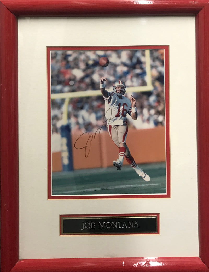 JOE MONTANA Sanfrancisco 49ers Autographed Photo - $1K VALUE APR 57