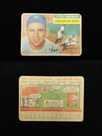YOGI BERRA 1956 TOPPS #110 Baseball Card - $500 APR Value w/ CoA! APR 57