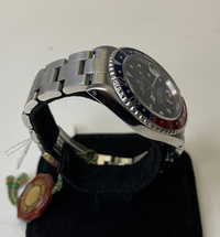 ROLEX GMT Master Pepsi SS Vintage Watch w/Blue&Red Insert-$40K APR Value w/CoA!! APR57