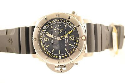 Panerai Luminor Limited Edition Submersible Depth Gauge Wristwatch with Blue Dial & Automatic Movement - $40K VALUE APR 57