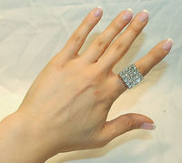 5.75 Carat Diamond Statement Ring in 18K White Gold - $30K VALUE APR 57