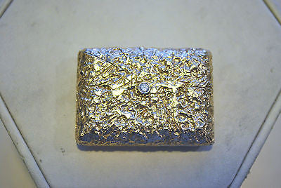 Very Rare Girard Perregaux Yellow Gold & Diamond Letter Case Design Pocket Watch in 14K Yellow Gold - $30K VALUE APR 57