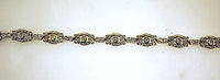 1960s Stunning 2 Carat Diamond Flower Link Bracelet in Solid 14K White Gold - $15K VALUE APR 57