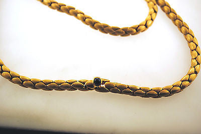 Contemporary Chiampesan Designer Star Sapphire Braided Necklace in 18K Rose Gold - $45K VALUE APR 57