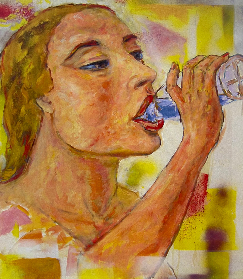 PETER PASSUNTINO "Thirst #3" Oil on Canvas - $1.5K Appraisal Value APR 57