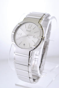PIAGET Men's 18K White Gold Automatic Date Wristwatch - $60K VALUE APR 57