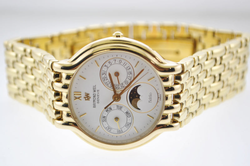 Raymond Weil Fidelio Men's Wristwatch in Yellow Gold - $5K VALUE APR 57