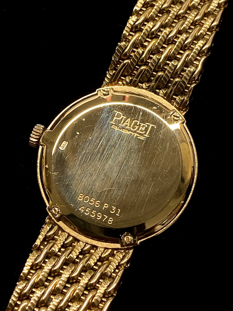 PIAGET Extremely Rare Dancer 18K Yellow Gold Watch w/ MoP Dial & approx. 90 Factory Diamonds! - $60K Appraisal Value! APR 57