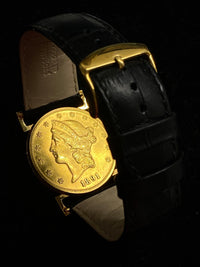 CORUM Limited Edition United States 1891 $20 18KYG Coin Watch w/ 36 Diamonds - $40K Appraisal Value! ✓ APR 57
