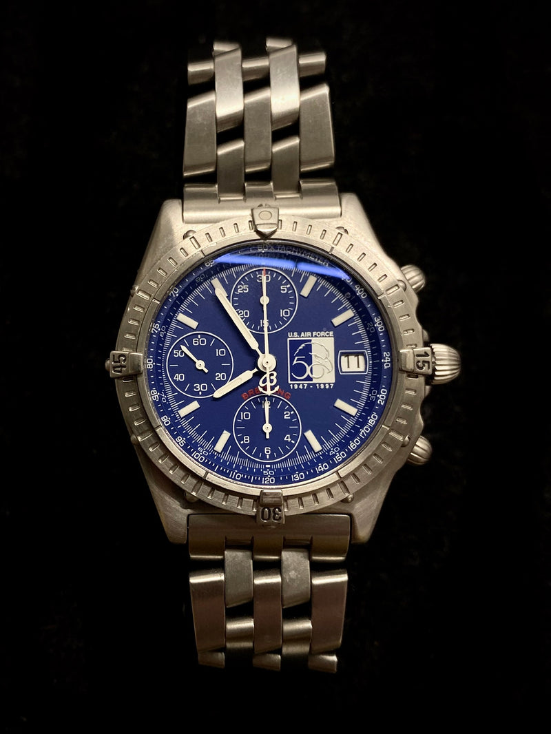 BREITLING Chronomat US Air Force 50th Anniversary Limited Edition #8/50! - $30K Appraisal Value! ✓ APR 57