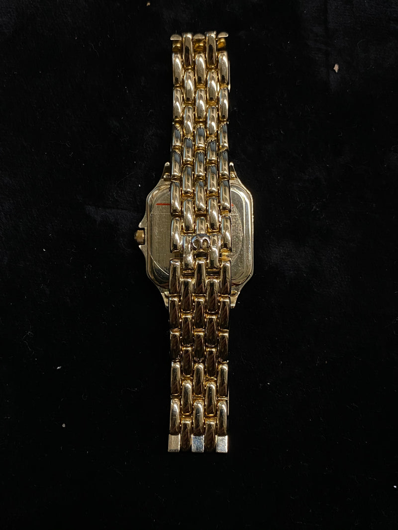 GENEVE " Cartier Panther Style " Beautiful Ladies Yellow Gold Wristwatch - $20K Appraisal Value! ✓ APR 57