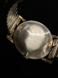 HAMILTON Vintage 1950s Two-Tone Gold & Steel Watch w/ Diamond Dial!  - $7K Appraisal Value! ✓ APR 57