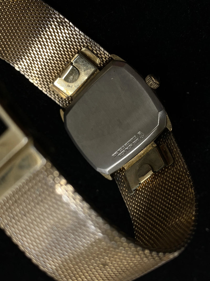 LONGINES Vintage Gold Tone Men’s Quartz Watch w/ Special Gold Textured Dial - $5K Appraisal Value! ✓ APR 57