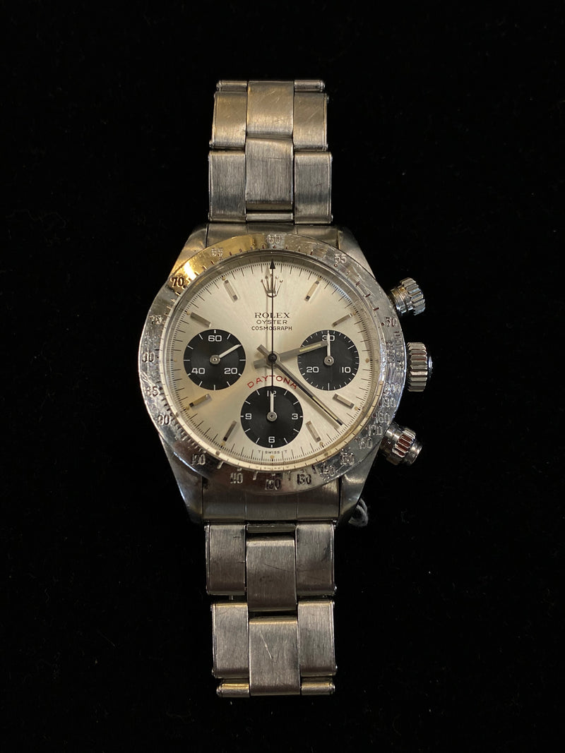 ROLEX Vintage 1977 Daytona Chronograph Big Red Paul Newman Series in Stainless Steel Ref. 6265 - $300K Appraisal Value! ✓ APR 57