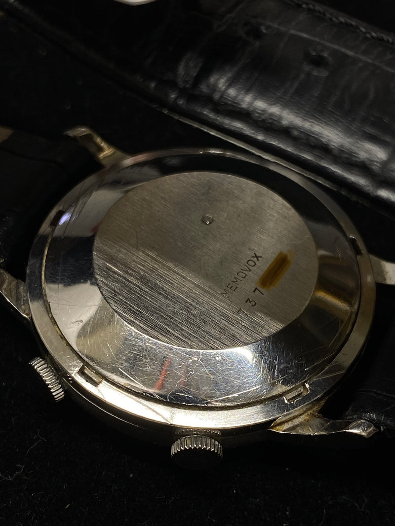 JAEGER LECOULTRE Memovox Vintage 1950's Alarm SS Automatic w/ Rare Dial - $20K Appraisal Value! ✓ APR 57
