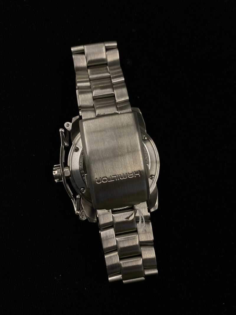 HAMILTON Khaki Stainless Steel Skeleton Back Automatic Watch w/ Special Crown - $3K Appraisal Value! ✓ APR 57