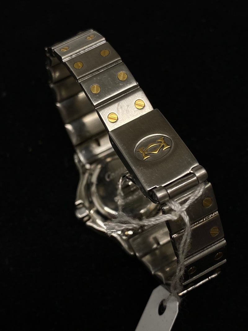 CARTIER Stunning Two-Tone 18K YG & SS Octagonal Automatic Watch - $10K Appraisal Value! ✓ APR 57