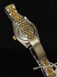 Tudor Princess Oysterdate Lady’s Rolex 18K Gold Tone Stainless Steel Self-Winding Watch $7K Value w/ CoA APR 57