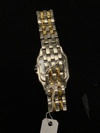 Cartier Acier 18K Gold Stainless Steel Date Mid-Size Unisex Quartz Watch $12K Value w/ CoA APR 57
