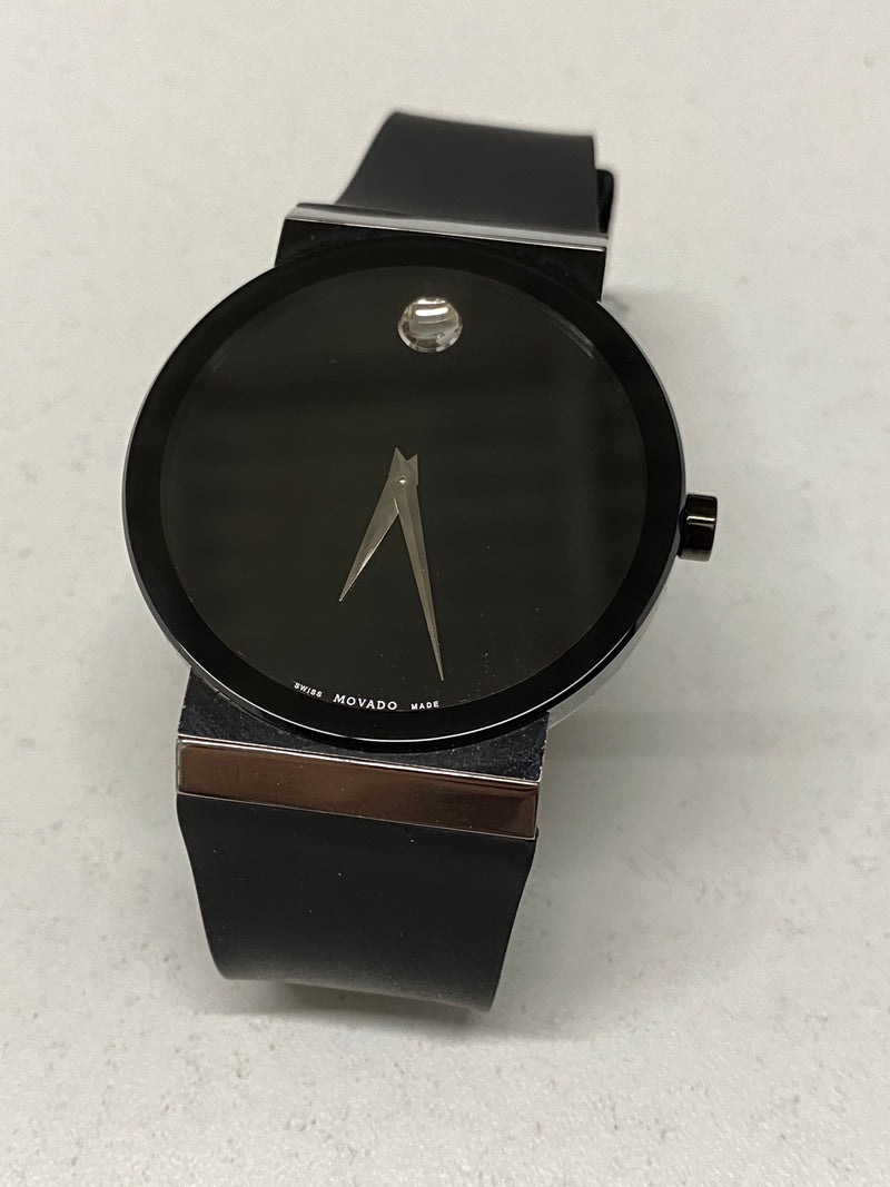 MOVADO Sapphire Synergy Jumbo Black PVD Stainless Steel Watch - $2.5K Appraisal Value! ✓ APR 57