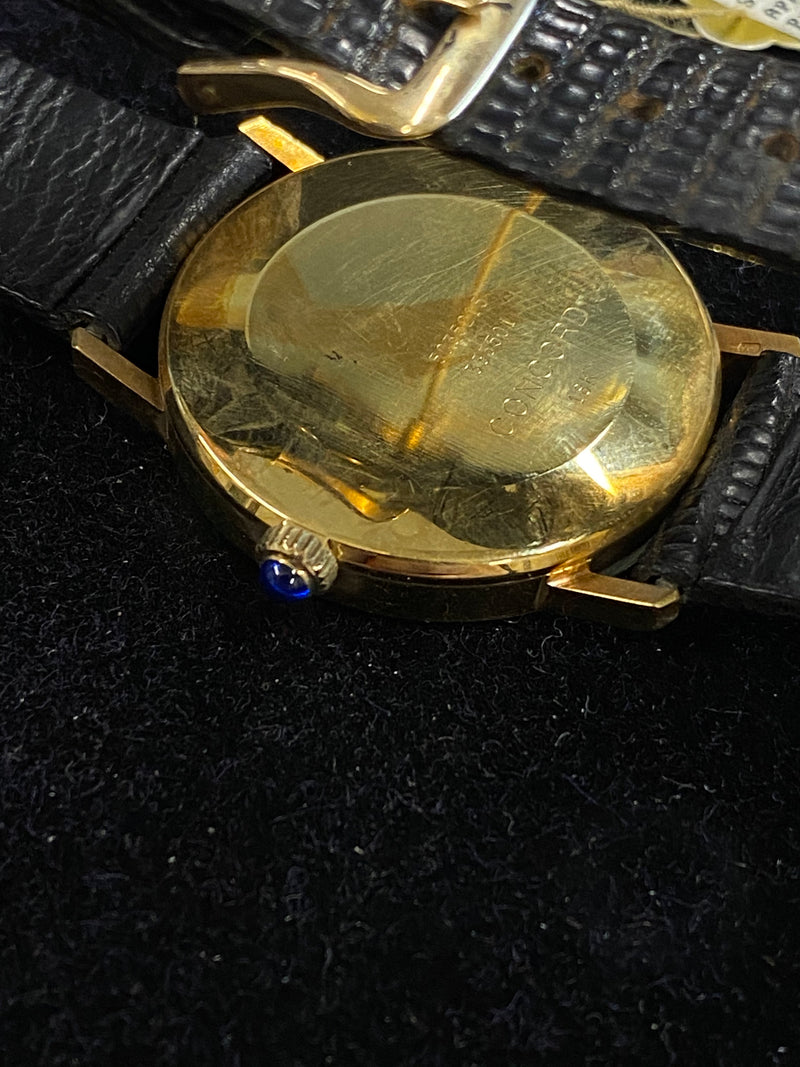 Concord for Tiffany & Co. 18KYG 1960s Men’s Mechanical Watch $15K Value w/ CoA APR 57