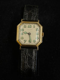 Tiffany & Co Gold Tone Octagonal 1920s Mechanical Men’s Watch $20K Value w/ CoA APR 57