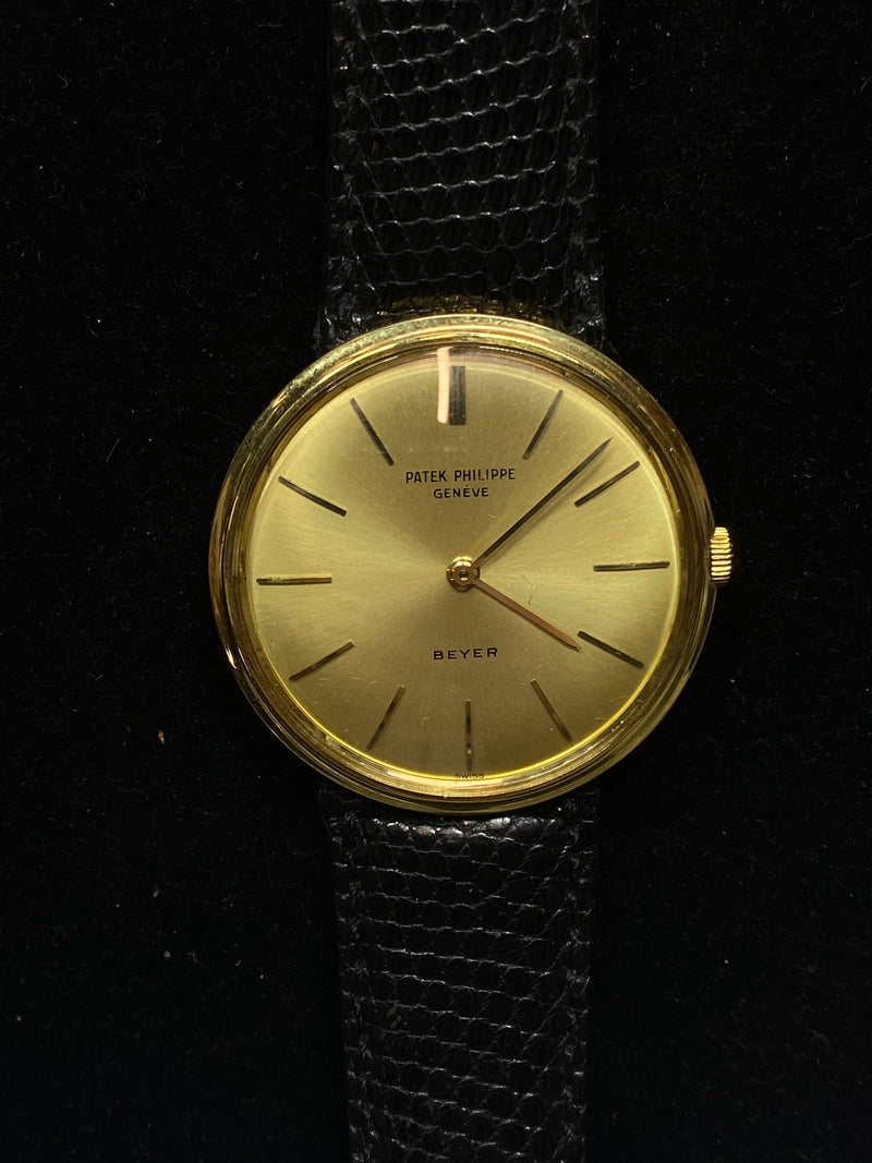 PATEK PHILIPPE for Beyer - Rare Vintage 1960's Ultra Thin 18K Yellow Gold Men’s Watch - $70K Appraisal Value! ✓ APR 57