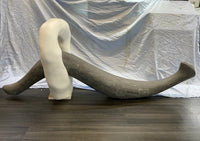 EUGENE CIUCA Two-Piece Marble Sculpture C. 1968, Large Size 6' x 2' - $50K Appraisal Value! APR57