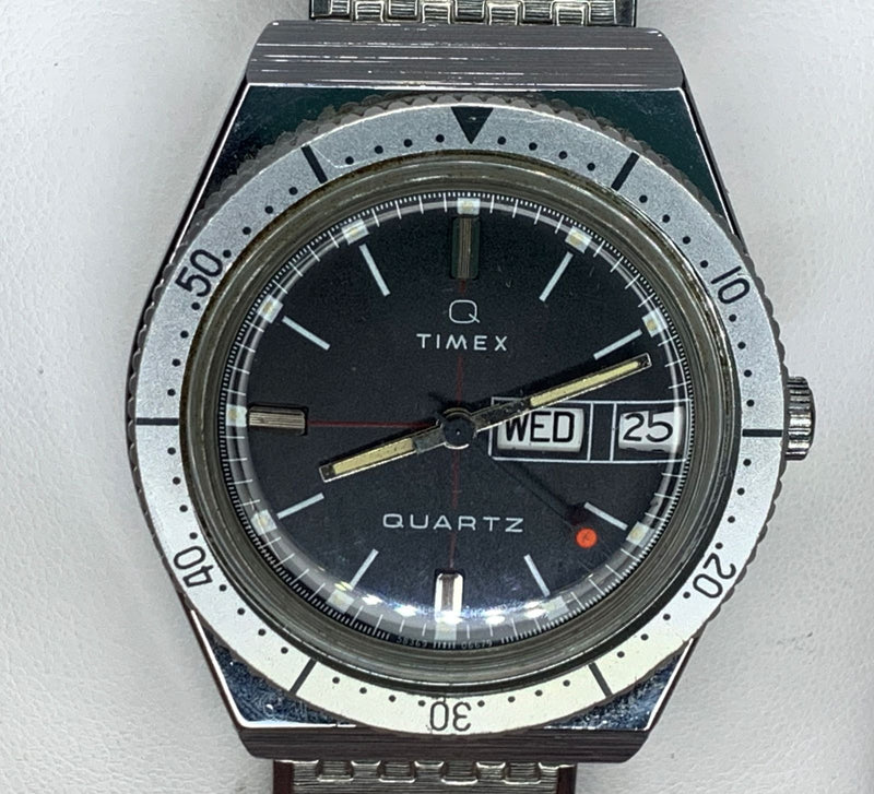 One Mens Original Vintage Watch Timex Day/Date Limited SS  -$3k APR w COA!!!! APR57