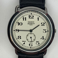 Vintage Mens Emerich Meerson Rare SS Watch w/ Sub Seconds Dial - $35k APR w COA! APR57