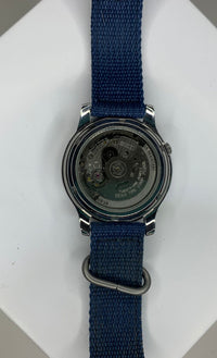 SEIKO NUMBER FIVE DAY/DATE MENS WATCH SS 1940S STYLE AUTO MOVEMENT-$3k APR wCOA! APR57