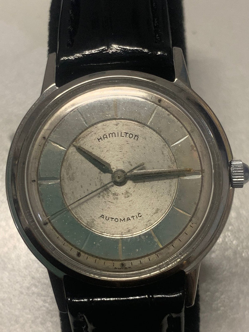 HAMILTON Vintage 1950s Unisex Automatic 3-Tone SS Platinum Watch - $8K APR w COA APR57
