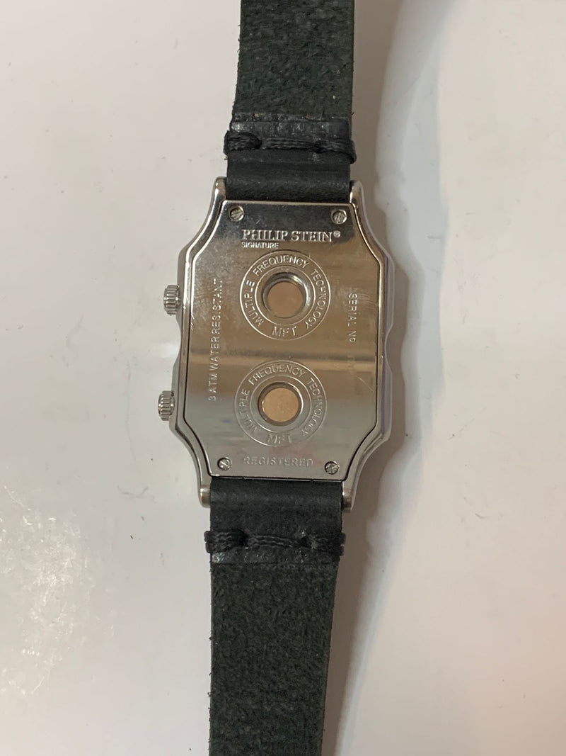 Philip Stein Dual Time Men's SS Watch - Discontinued Model - $6K APR w/ COA! APR 57