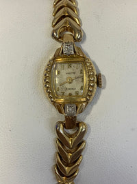 Kingstone Ladys Watch Gold Tone SS Unique Design 1930s Mech-$3,500.00 APR w COA! APR57