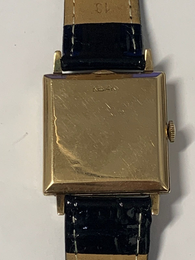 Longines 14Kg Gold Watch Rectangular Case Mechanic Movement - $10K APR w COA!!!! APR57