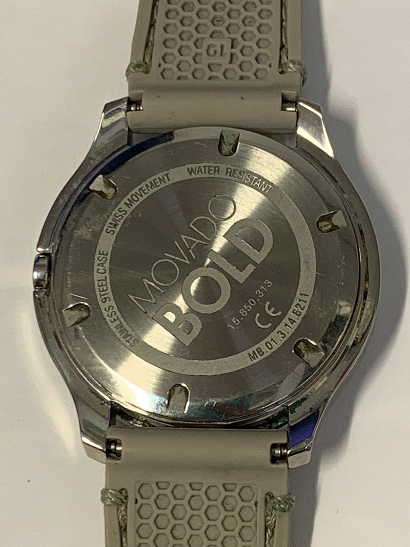 Movado Bold Beautiful Watch SS Waterproof Case Brand New - $2K APR w COA APR57