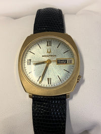 Bulova Accutron Electric Watch Day/Date YG Circa 1950s Auto - $13 K APR w COA!!! APR57
