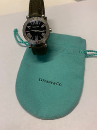 One Tiffany & Co Unisex Beautiful Watch SS Day Feature - $10K APR w COA! APR57